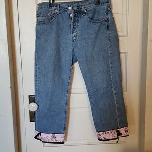 3 Palms Custom Levi's capri